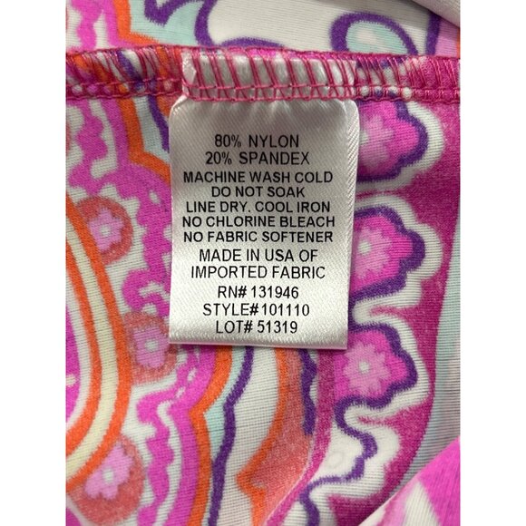 Jude Connally Beth Dress Sleeveless Paisley Jude Cloth Sheath Colorful Size S - Picture 8 of 8